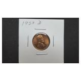 1957 D  Lincoln Cent