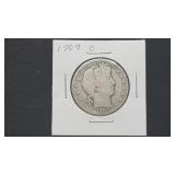 1909 O Barber Half Dollar