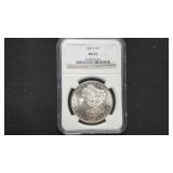 1880 S Morgan Silver Dollar NGC MS63