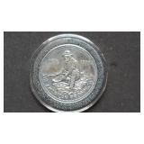 1 Oz The American Prospector Engelhard .999 Silver