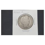 1900 S Barber Half Dollar