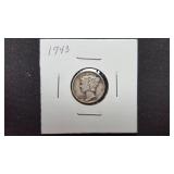 1943 Mercury Dime