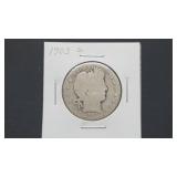 1903 S Barber Half Dollar