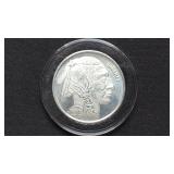 2013  1 Oz. Troy  Buffalo Indian Head .999 Silver