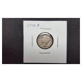 1944 D Mercury Dime