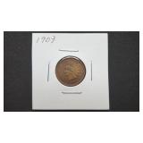 1907 Indian Head Cent