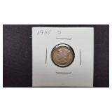 1945 S Mercury Dime