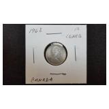 1968  10 Cents  From Canada 50% Silver