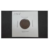 1908 Indian Head Cent