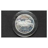1 Oz. Stagecoach Silver 99.90%