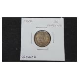 1942  20 Centavos From Mexico 72% Silver