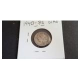 1940 S/S Mercury Dime