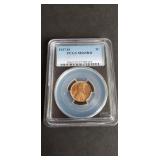 1937 D Lincoln Cent PCGS MS65 Red