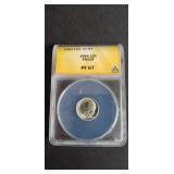 1964 Roosevelt Dime ANACS PF67 Proof