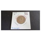 1999 D Georgia State Quarter DDO & DDR