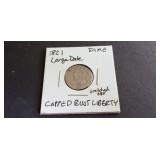 1821 Large Date Bust Dime