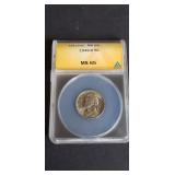 1949 D Jefferson Nickel ANACS MS65