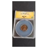 1972 Lincoln Cent ANACS MS64 DDO FS-108 Die 8