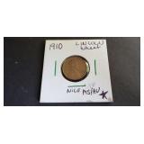 1910 Lincoln Cent High Grade