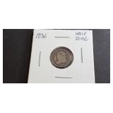 1836 Bust Half Dime