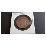 1817 Coronet Large Cent