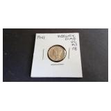 1941 Mercury Dime High Grade Full Bands