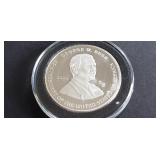 2001 George W. Bush 1 OZ .999 Silver Round