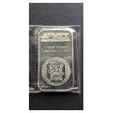 APMEX 1 OZ .999 Silver Bar