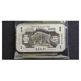 Buffalo 1 OZ .999 Silver Bar