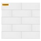 Qty: 45 Boxes Satori White Tile  4-in x 8-in