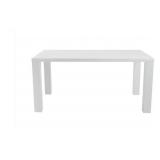 63in  Dining Table, High Gloss White