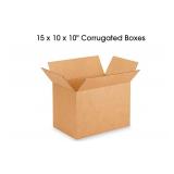 15 x 10 x 10" Corrugated Boxes
