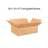 20 x 14 x 6" Corrugated Boxes