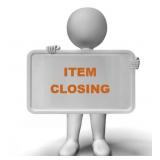 Item Closing