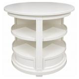 Qty: 1  Half Round Displayer Table