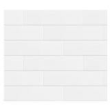 Satori Hudson Brilliant White 4-in x 16-in Tile