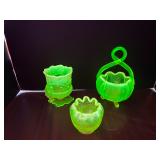 #328 • Uranium Candy basket, Bowls