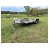 Lot 235  16ft Bumper Pull Trailer