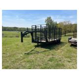 Lot 249  16ft Stock Trailer