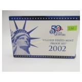 2002  United States Mint Proof Set