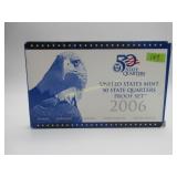 2006 United States Mint 50 State Quarter Proof Set