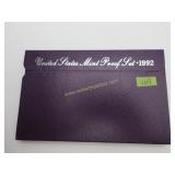 1992 US Mint Proof Set