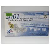 2001 Philadelphia uncirculated coin set