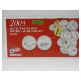 2004 Denver uncirculated coin set