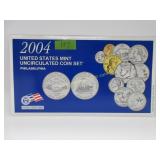 2004 Philadelphia uncirculated coin set