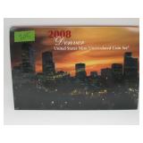 2008 Denver US mint uncirculated coin set