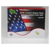2018 Denver US mint uncirculated coin set