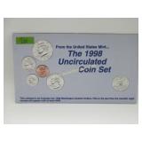 1998  United States Mint Uncirculated Coin Set