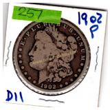 Morgan Silver Dollar 1902-P