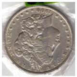 Morgan Silver Dollar 1900-0